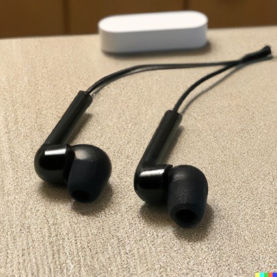 Wireless headphones with a neckband