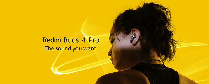 The Redmi Buds 4 Pro: True Wireless (TWS) Earbuds with three microphones and a realistic viewing experience